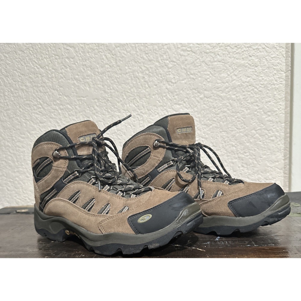 MEN'S HIKING BOOTS WATERPROOF Hi-Tec‎ Mid BANDERA Size 11.5 Carbon Rubber